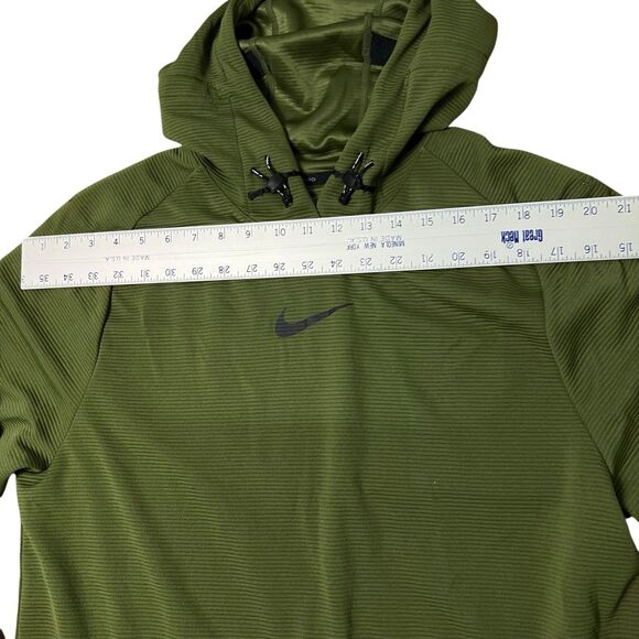 Nike PRO Shirt Mens M Green Dri Fit Training Pullover Tech Activewear DM5889-226 - Picture 7 of 12